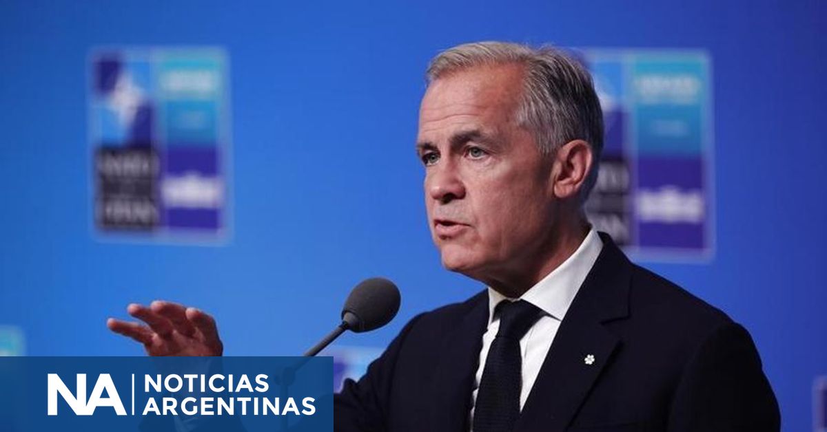 El primer ministro canadiense, Mark Carney, durante un acto federalista en Calgary.