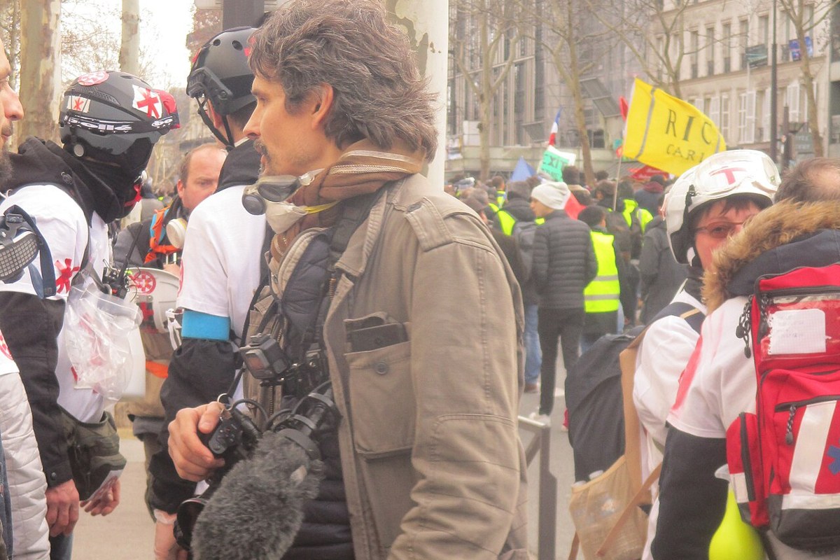 Manifestación de chalecos amarillos en París, imagen de archivo