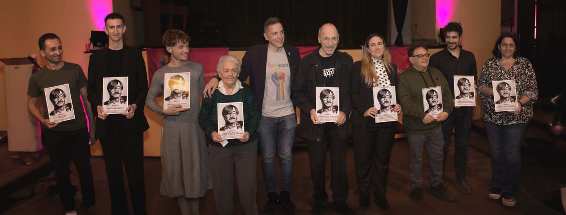 Personas premiadas en la VI edición de los Premios Carlos Jáuregui, en la Manzana de las Luces, en 2025.