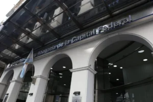 Fachada del Colegio Público de la Abogacía de la Capital Federal.