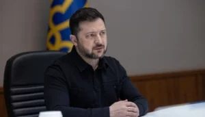 El presidente de Ucrania, Volodímir Zelenski.