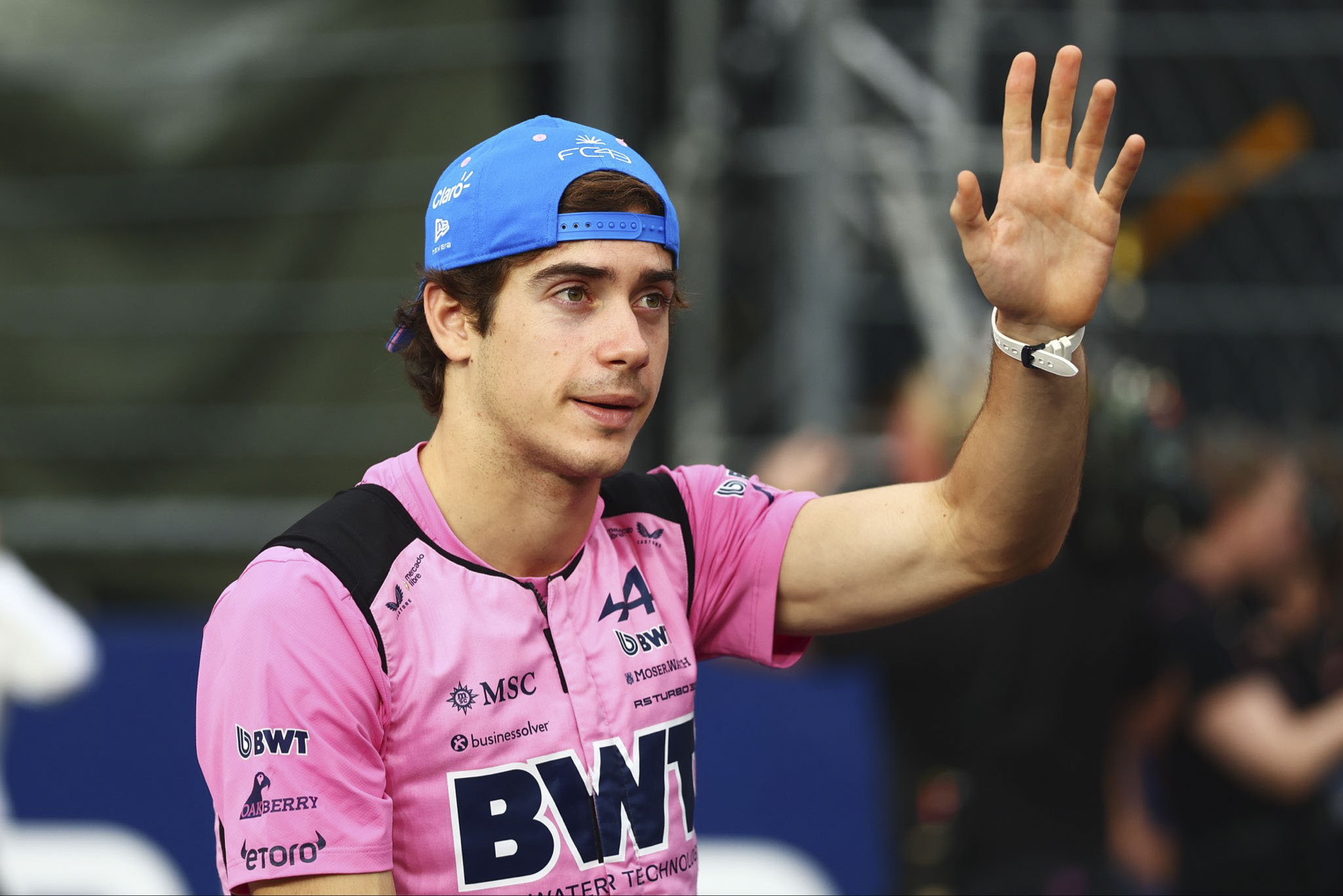 Franco Colapinto durante el fin de semana del GP de Singapur.