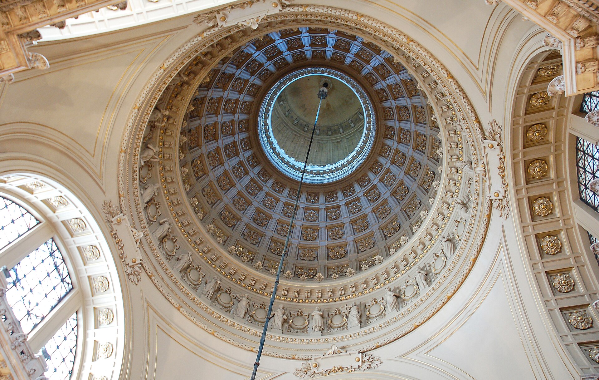 Cúpula interna del Congreso de la Nación Argentina (foto de archivo).