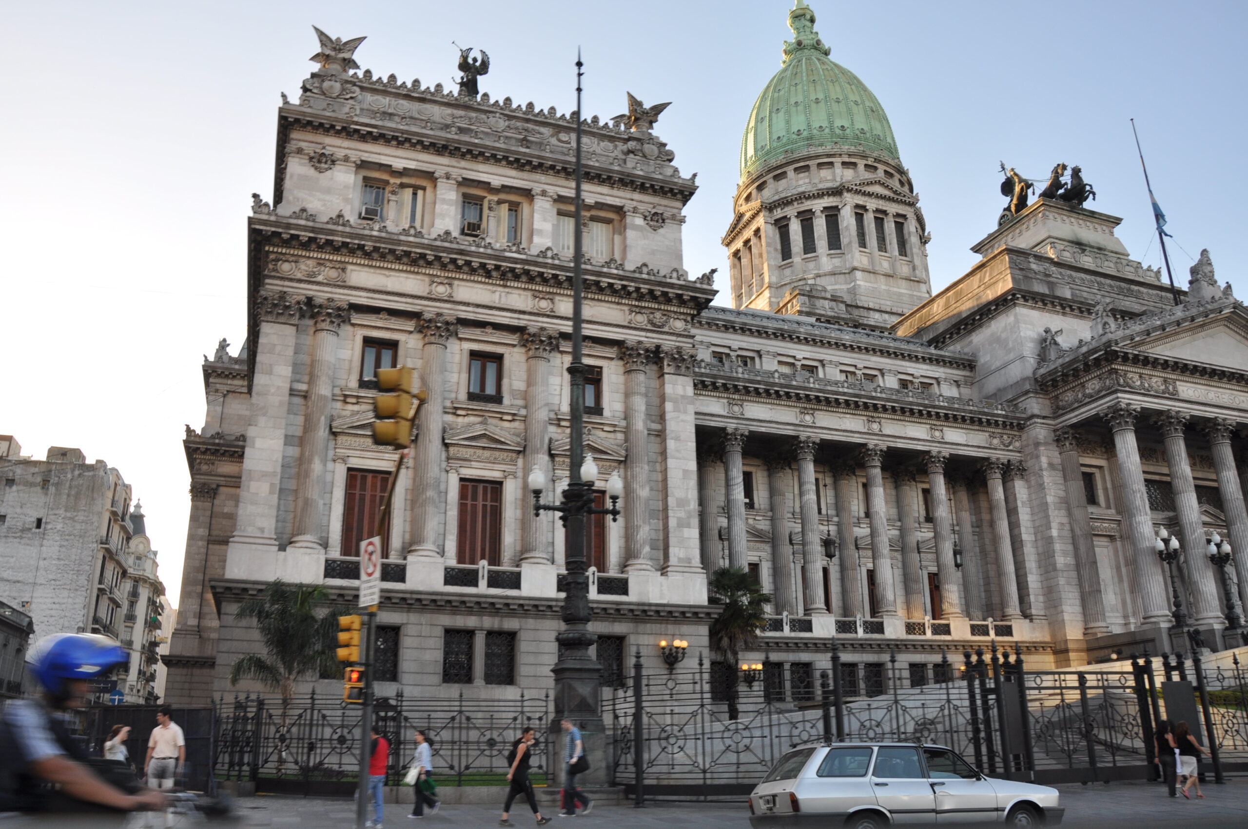 Congreso Nacional, Buenos Aires, Argentina. Archivo 2010.