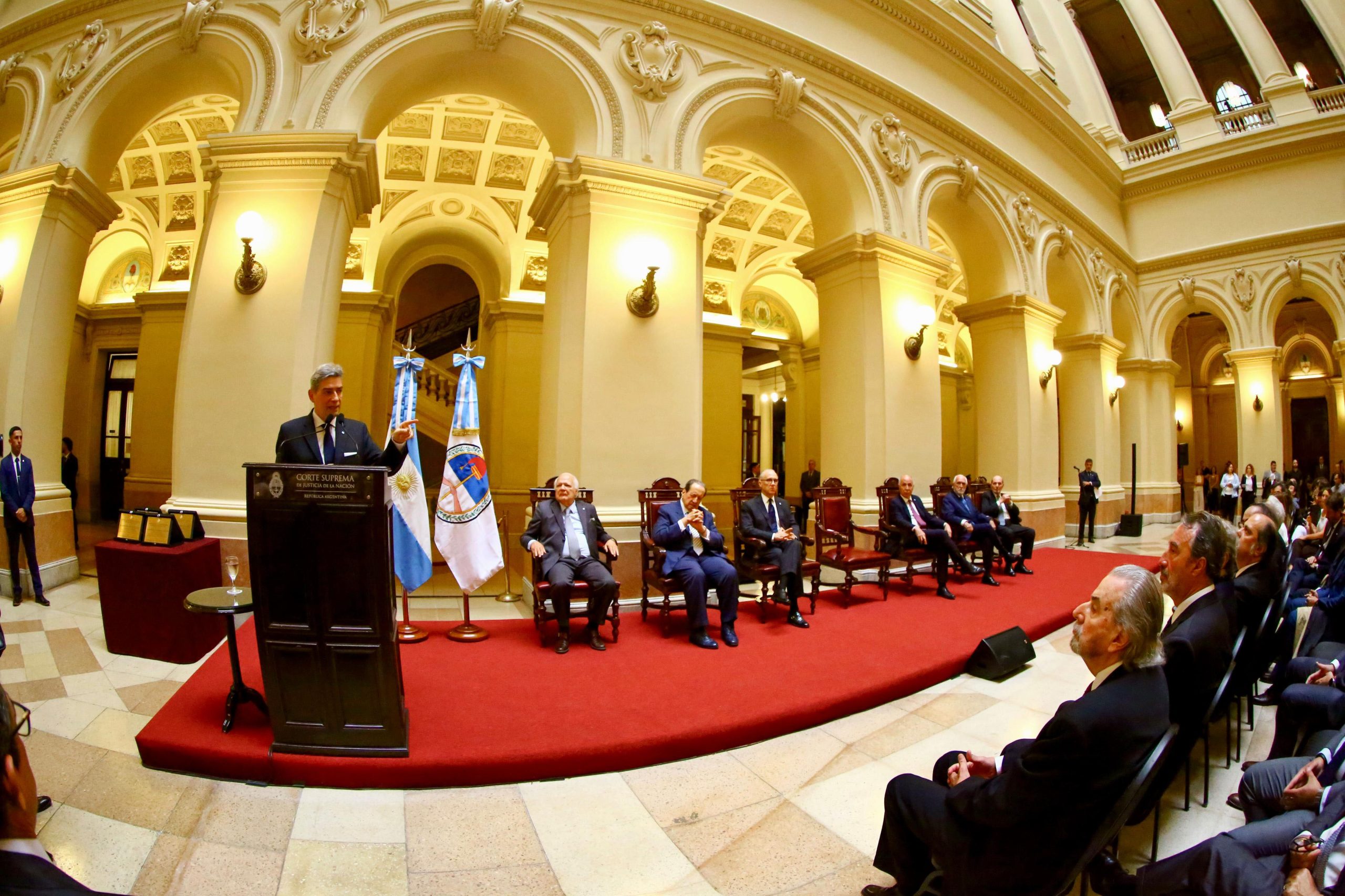 Horacio Rosatti, presidente de la Corte Suprema y del Consejo de la Magistratura, en el palacio de Tribunales (foto de archivo).