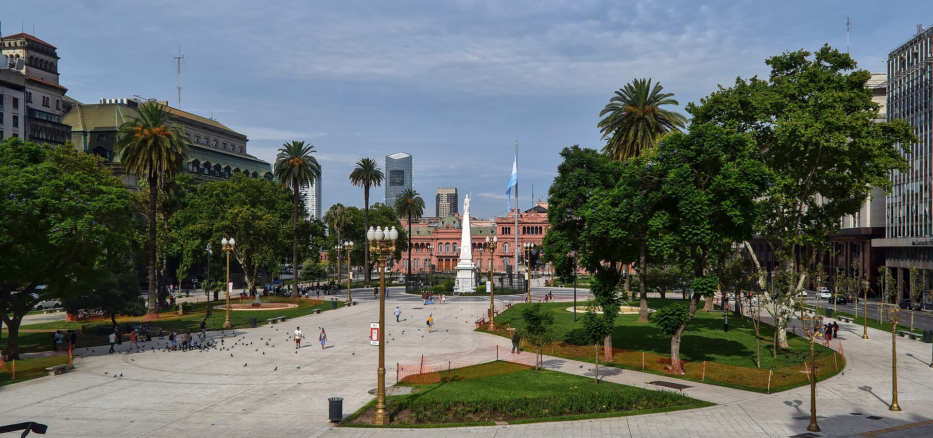 La Plaza de Mayo y la Casa Rosada, en el centro de Buenos Aires (foto de archivo).