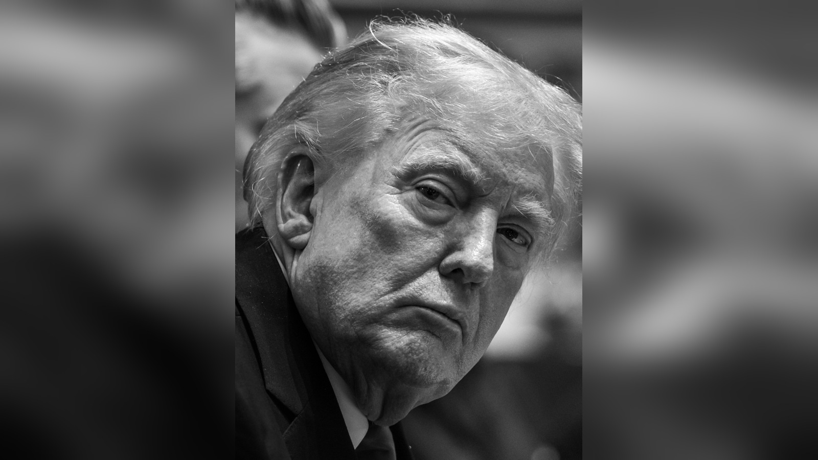 Retrato de Donald Trump