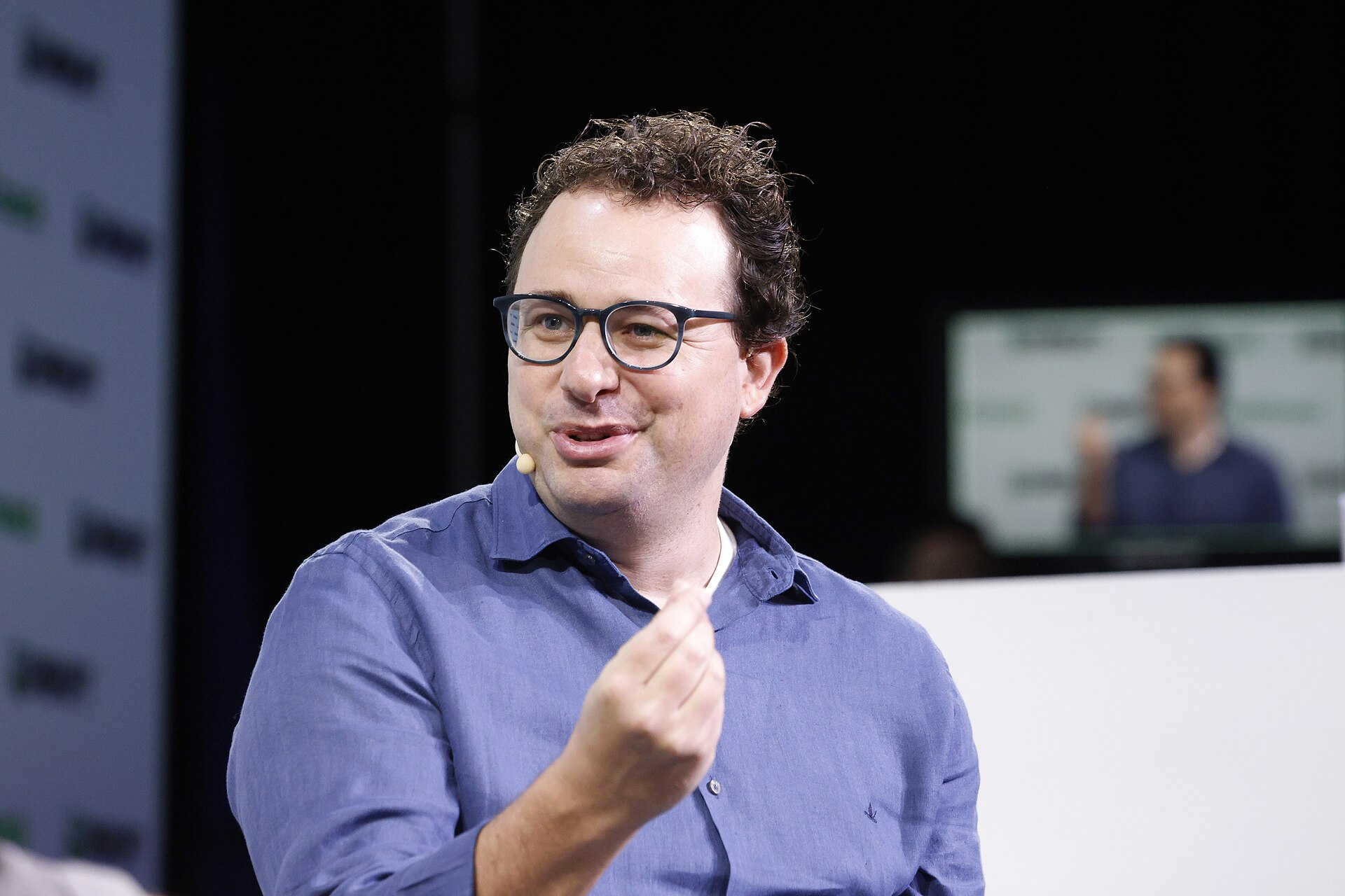 Dario Amodei, cofundador y director ejecutivo de Anthropic, en TechCrunch Disrupt 2023 (foto de archivo).