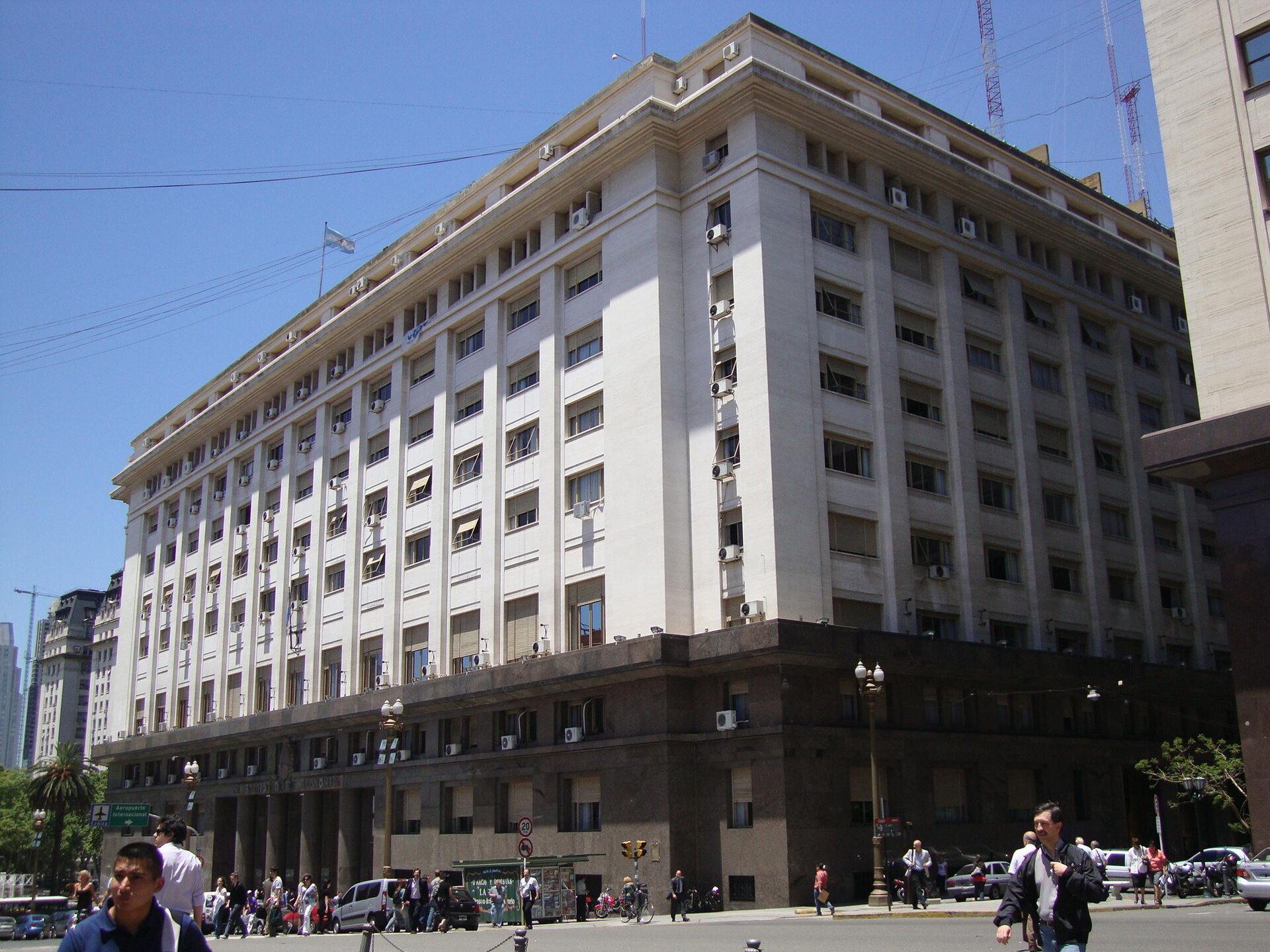 El Palacio de Hacienda, sede del Ministerio de Economía, en Buenos Aires (foto de archivo).