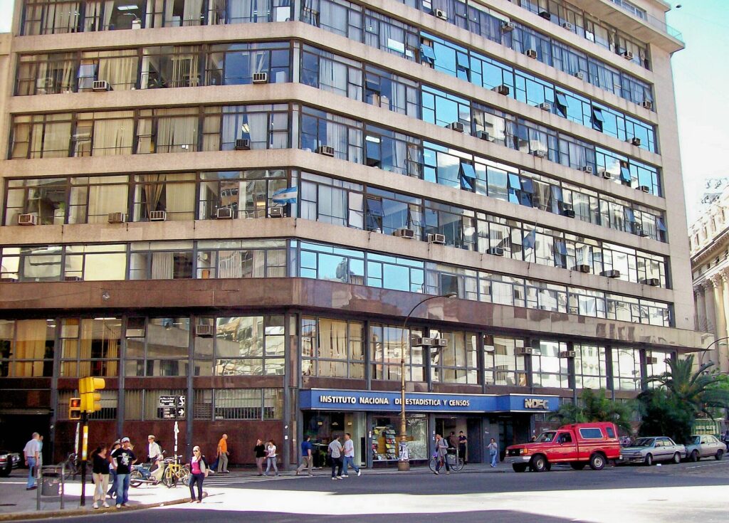 El edificio del INDEC en Buenos Aires (foto de archivo).